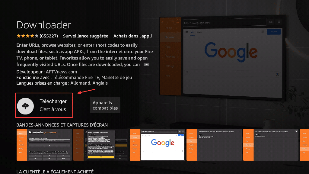 Autoriser Downloader a installer des applications